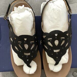 Black- Rockport Ridge Sling Sandals Size 9.5 WIDE